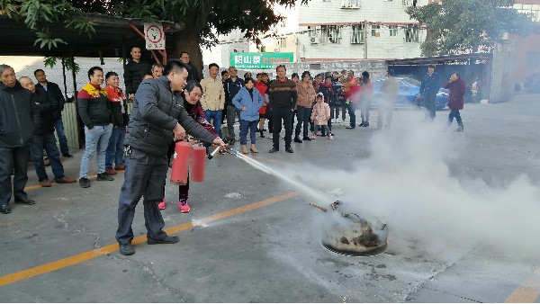 廣一塑2021年消防演習和安全知識培訓